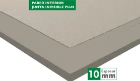 Superboard Pared Interior Junta Invisible Plus 10 mm