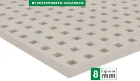 Superboard Pared Interior Cerámico 8 mm